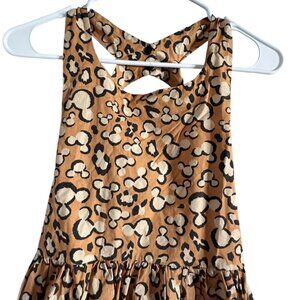 Wild Rich Kids Cross Back Halter dress girls size 12 disney animal safari mickey